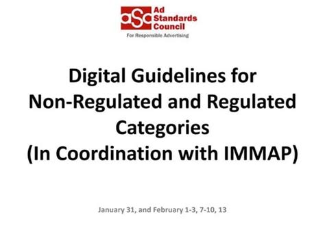 Ad Standards Council Digital Guidelines for Non.